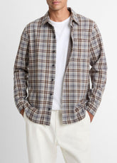 Plaid Cotton-Blend Shirt Jacket in Shirt Jackets | Vince sale