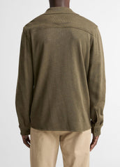 Double-Slub Cotton-Blend Shirt Jacket in Jackets | Vince discount