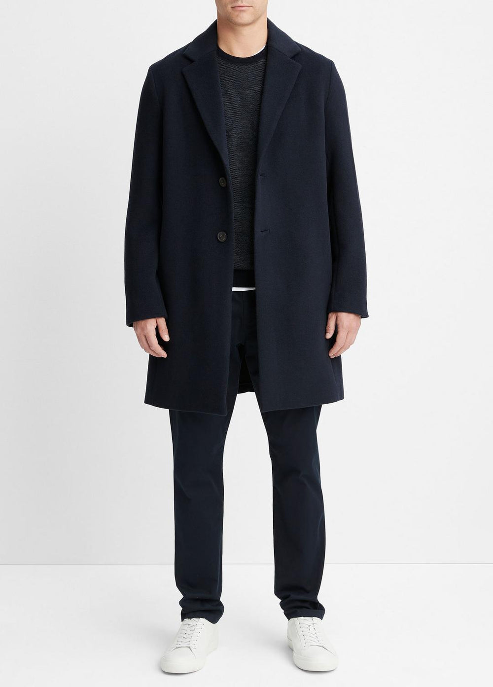 Classic Italian Wool-Blend Coat in Jackets & Outerwear | Vince outlet