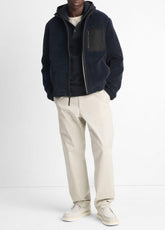Sherpa Zip Jacket in Jackets | Vince near me