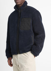 Sherpa Zip Jacket in Jackets | Vince near me