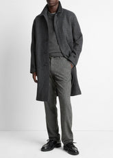 Italian Wool-Blend Balmacaan Coat in Coats | Vince outlet