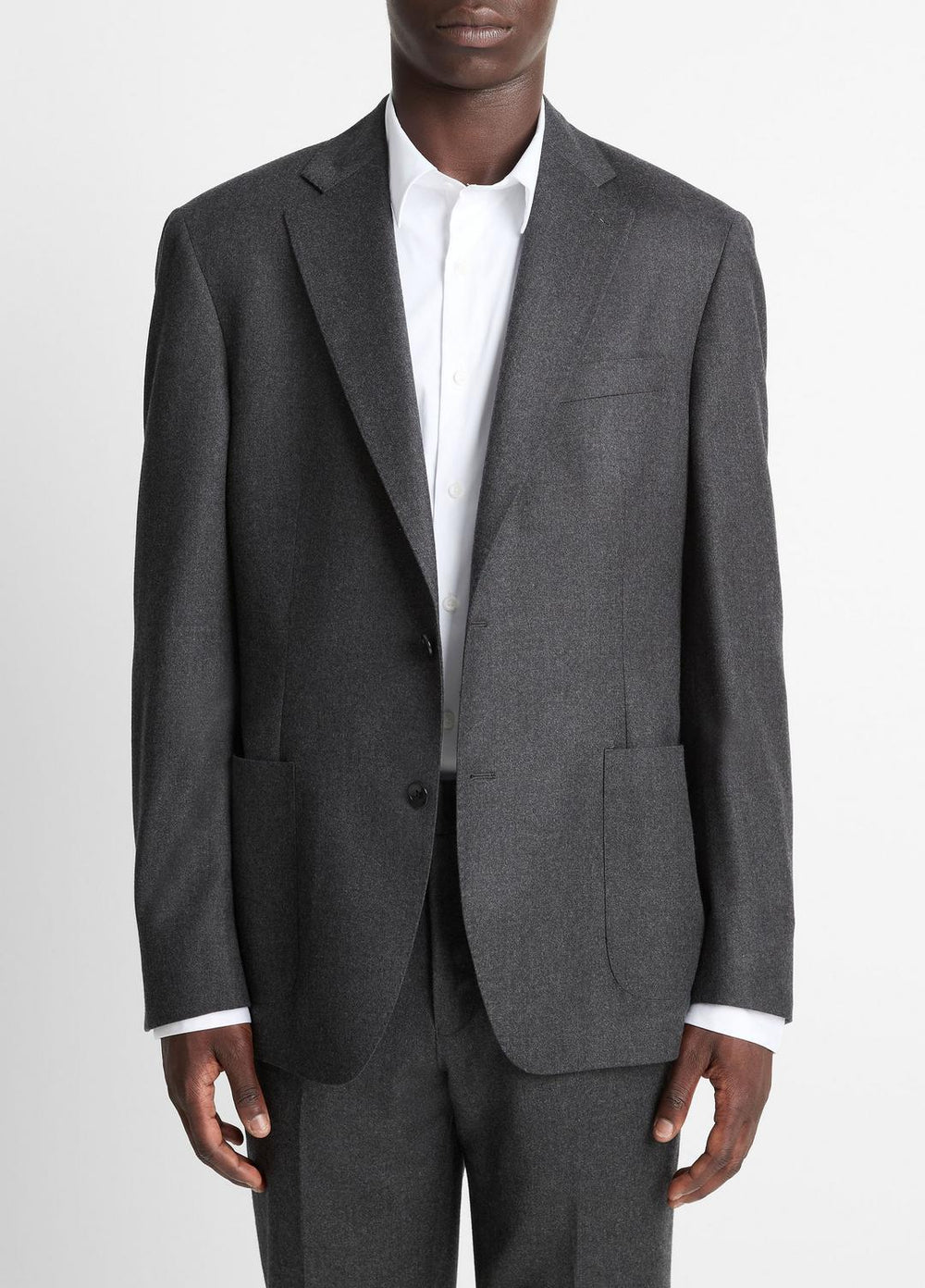 Wool-Silk Flannel Relaxed Sport Coat in Blazers | Vince sale
