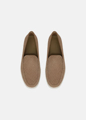 Sonoma Woven Suede Loafer in Loafers | Vince for sale