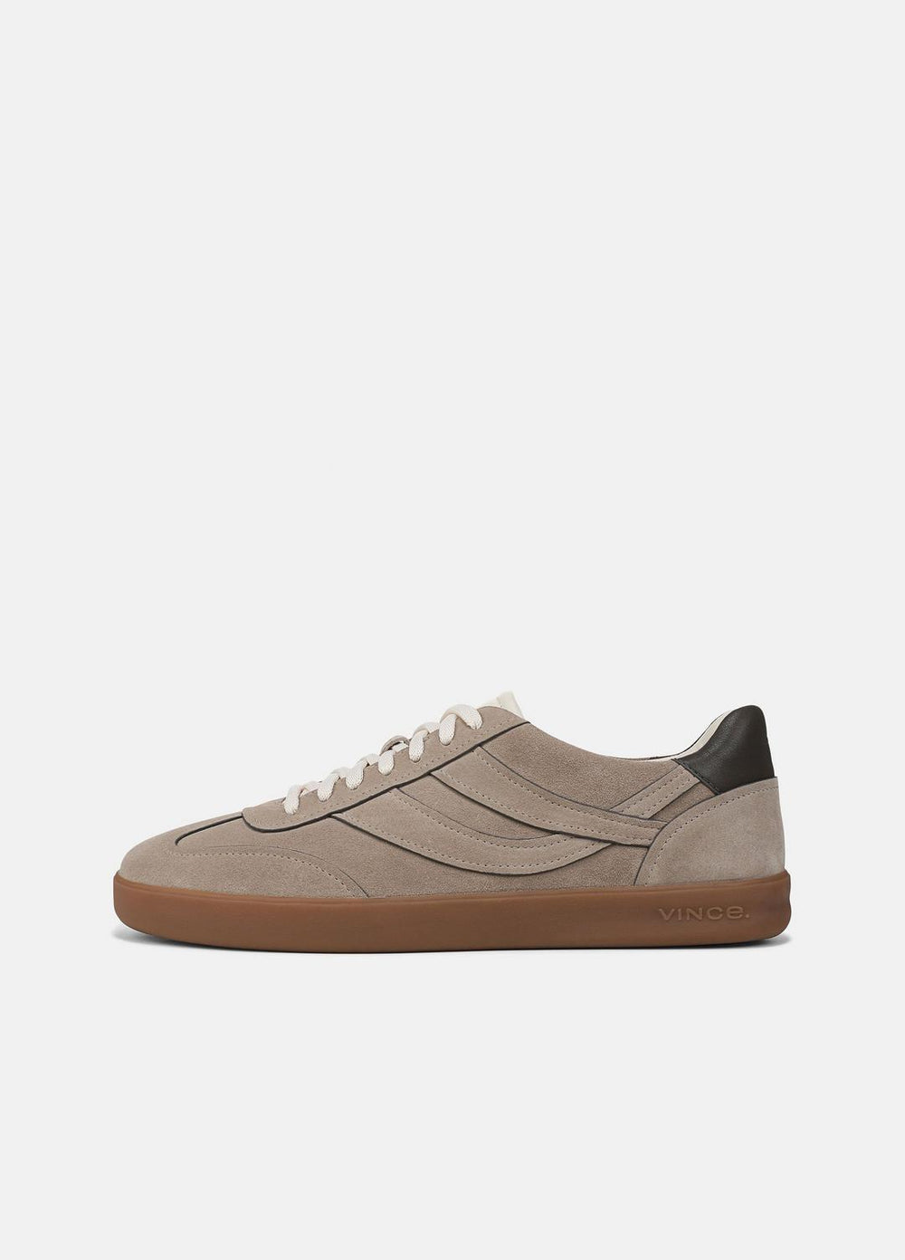 Oasis Contrast-Edge Suede & Leather Sneaker in Sneakers | Vince discount