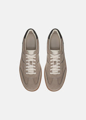 Oasis Contrast-Edge Suede & Leather Sneaker in Sneakers | Vince discount