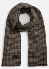 Double-Face Houndstooth Wool-Cashmere Scarf in Scarves & Hats | Vince discount