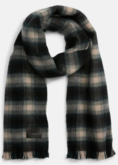 Brushed Plaid Wool Scarf in Scarves & Hats | Vince outlet