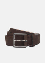 Men's 32mm Nubuck Leather Belt in Belts | Vince US