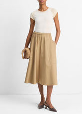 Cotton Full Skirt in Dresses & Skirts | Vince US