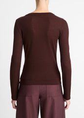 Wool Long-Sleeve Henley in Shirts & Tees | Vince Online