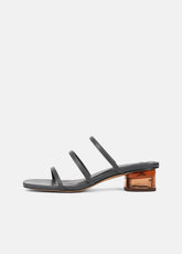 Palm Springs Leather Heeled Sandal in Shoes | Vince near me