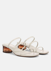 Palm Springs Leather Heeled Sandal in Shoes | Vince outlet