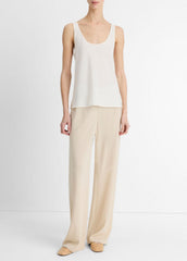 Classic Stretch-Silk Bias Tank in Shirts & Tees | Vince US
