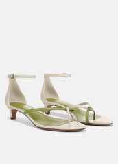 Siri Leather Heeled Sandal in Shoes | Vince on sale