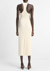 Ribbed Cotton-Blend Midi Skirt in Dresses & Skirts | Vince Online