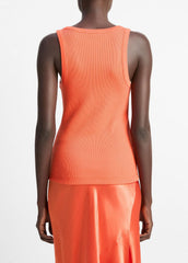 Ribbed Scoop-Neck Tank in Shirts & Tees | Vince outlet