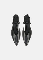 Sabrina Leather Slingback Kitten Heel in Shoes | Vince on sale