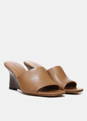 Pia Leather Wedge Sandal in Shoes | Vince outlet