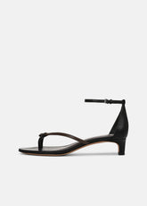 Siri Leather Heeled Sandal in Shoes | Vince US