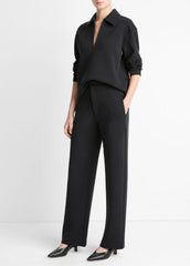 Cotton-Blend Trouser in Trousers | Vince US