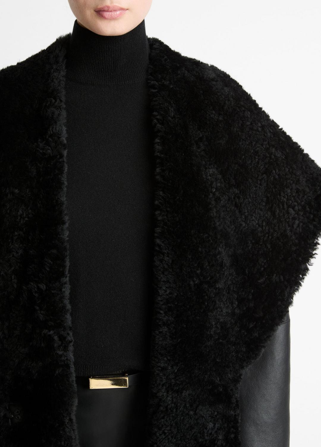 Shearling Hooded Jacket in Jackets | Vince discount
