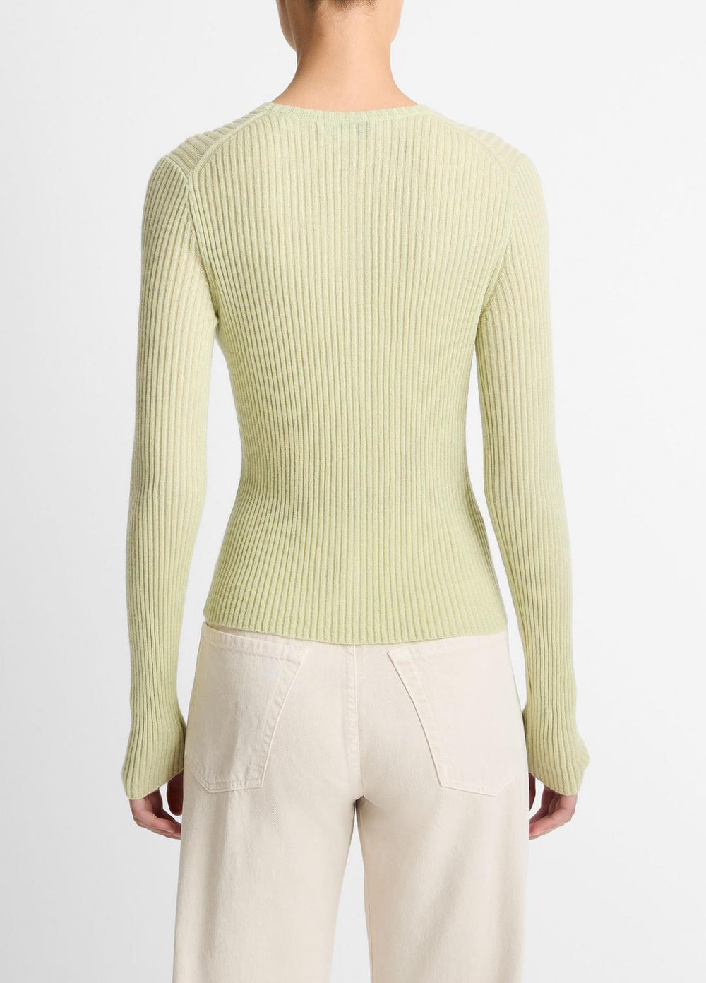Ribbed Cashmere-Silk Cardigan in Cardigans | Vince for sale