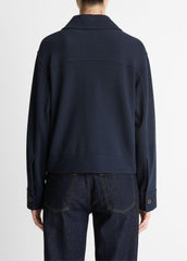 Double-Face Cropped Jacket in Jackets | Vince on sale