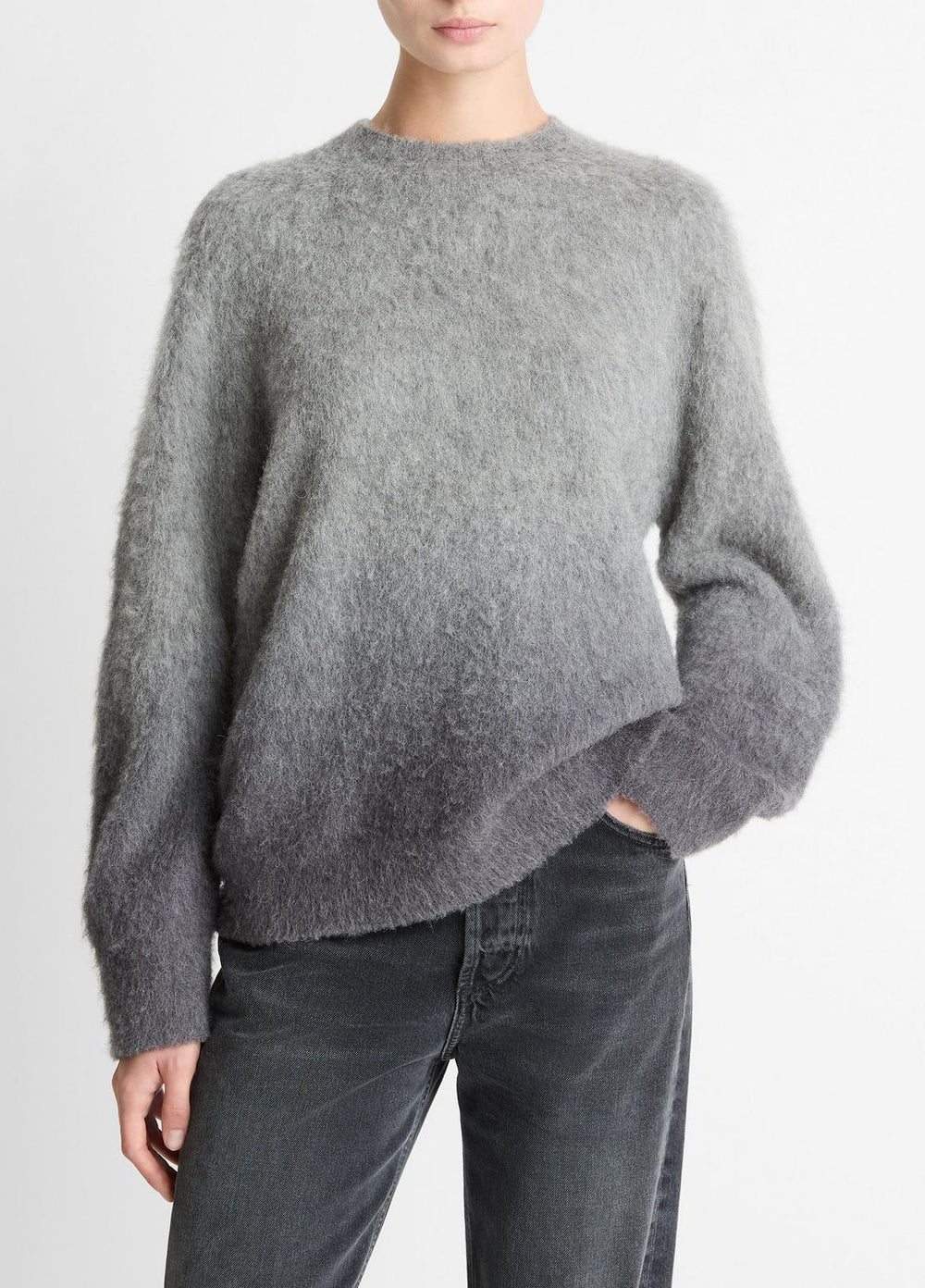 Ombré Alpaca & Wool-Blend Sweater in Crew Neck | Vince outlet