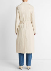 Padded Cotton Long Coat in Coats | Vince US