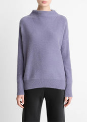 Plush Cashmere Funnel-Neck Sweater in Turtleneck | Vince Online