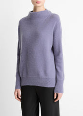 Plush Cashmere Funnel-Neck Sweater in Turtleneck | Vince Online