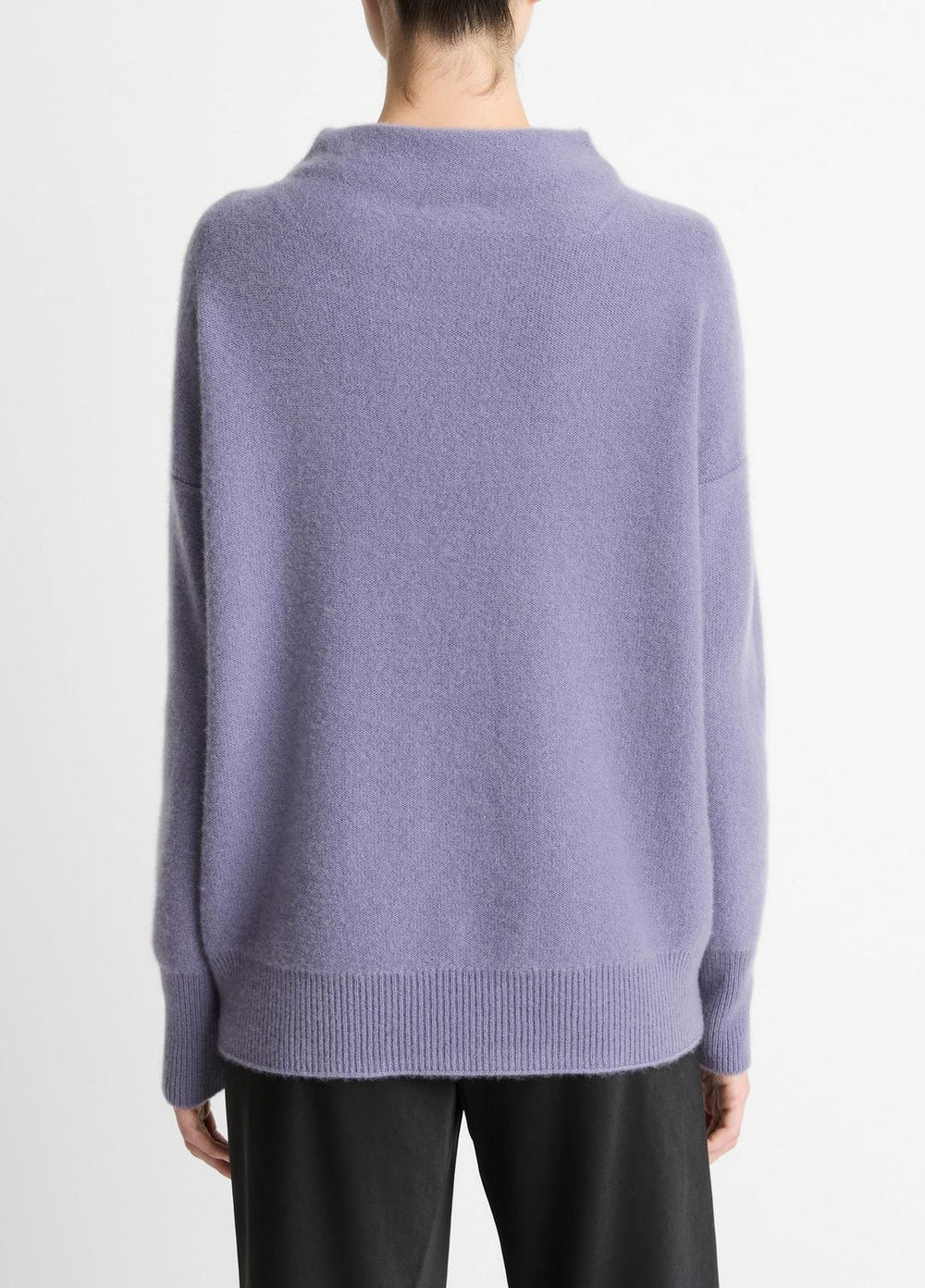 Plush Cashmere Funnel-Neck Sweater in Turtleneck | Vince Online