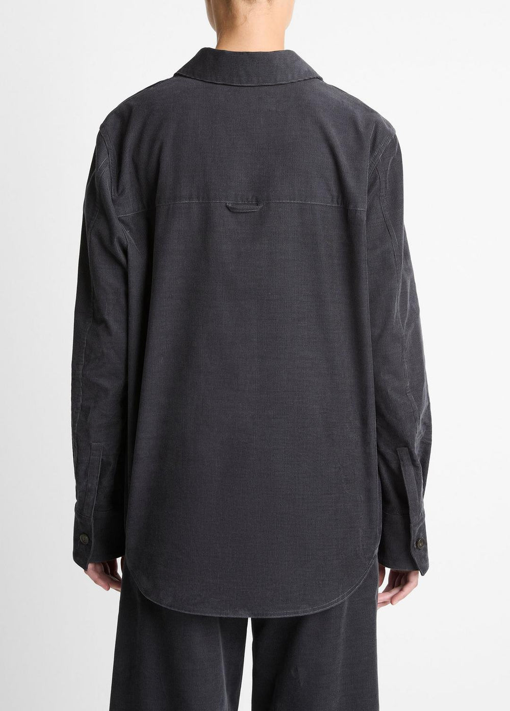 Cotton Corduroy Oversized Shirt in Long Sleeve | Vince discount
