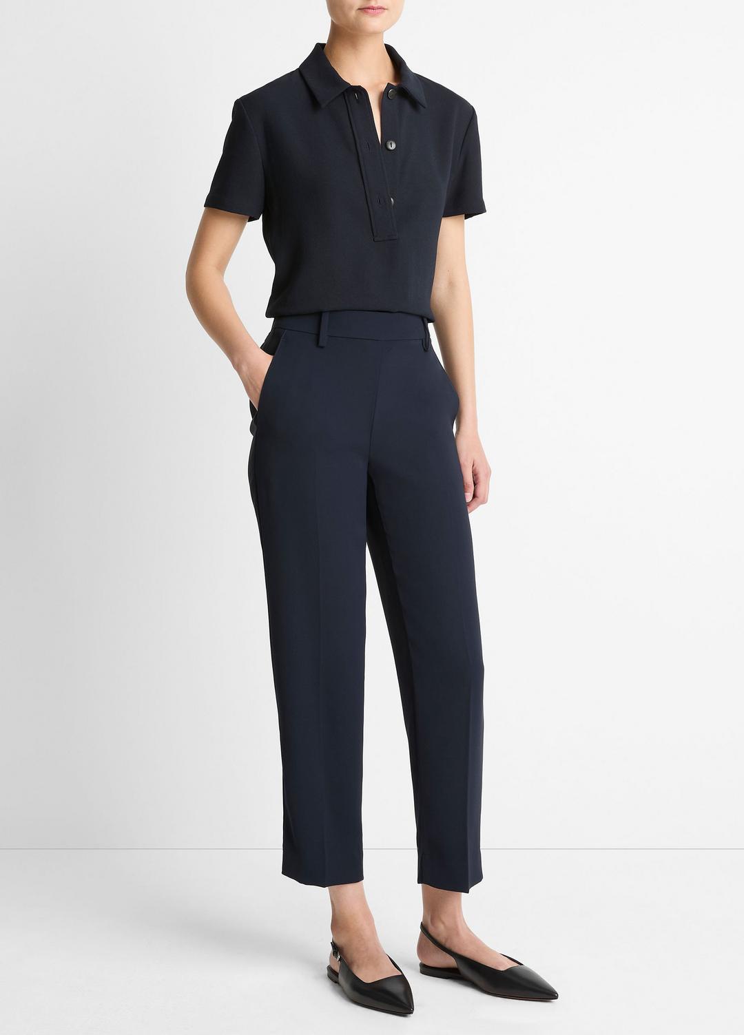 Crepe Tapered Pull-On Pant in Trousers | Vince outlet
