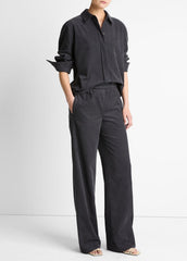 Cotton Corduroy Pull-On Pant in Wide Leg | Vince for sale