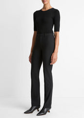 Cotton-Blend Slim Cigarette Pant in Trousers | Vince US