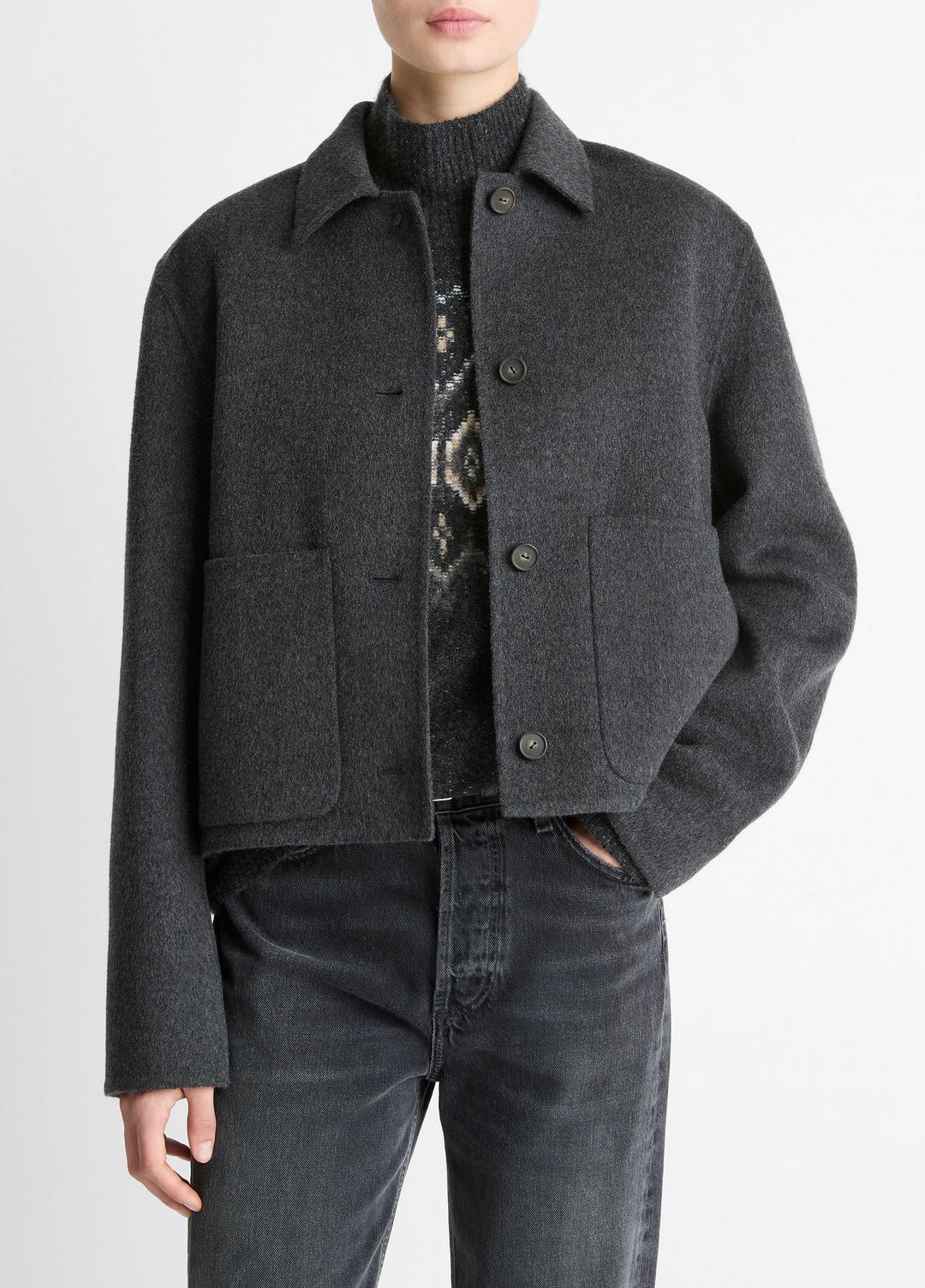 Wool & Cashmere-Blend Short Jacket in Jackets | Vince discount