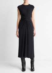 Jersey Wrap Midi Dress in Dresses | Vince sale