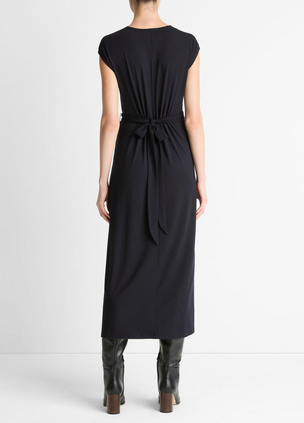 Jersey Wrap Midi Dress in Dresses | Vince sale