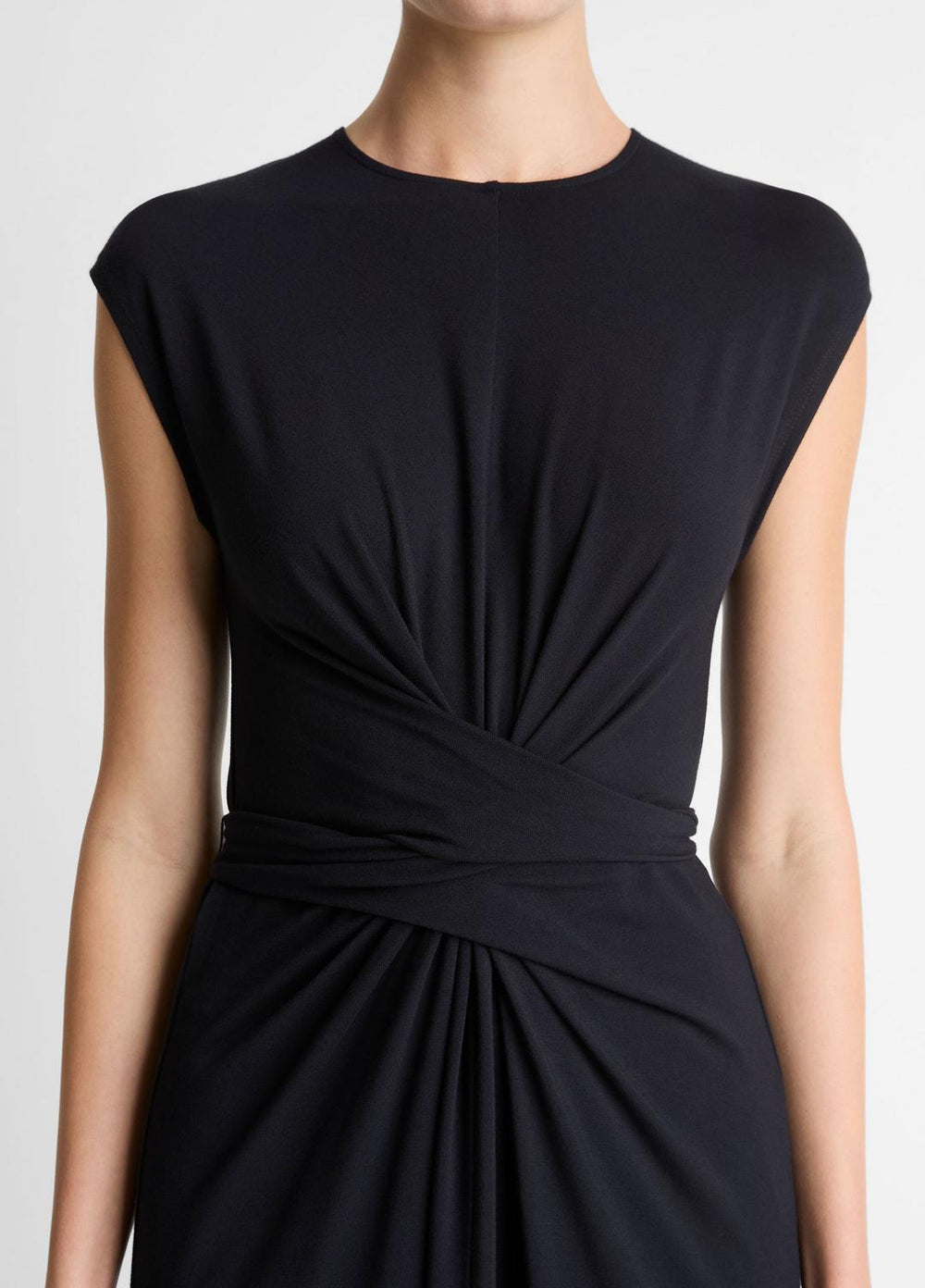 Jersey Wrap Midi Dress in Dresses | Vince sale