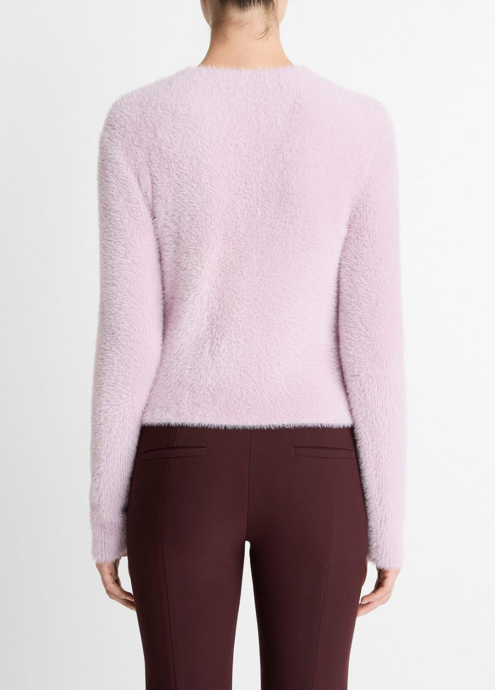 Eyelash Crew Neck Sweater in Crew Neck | Vince US
