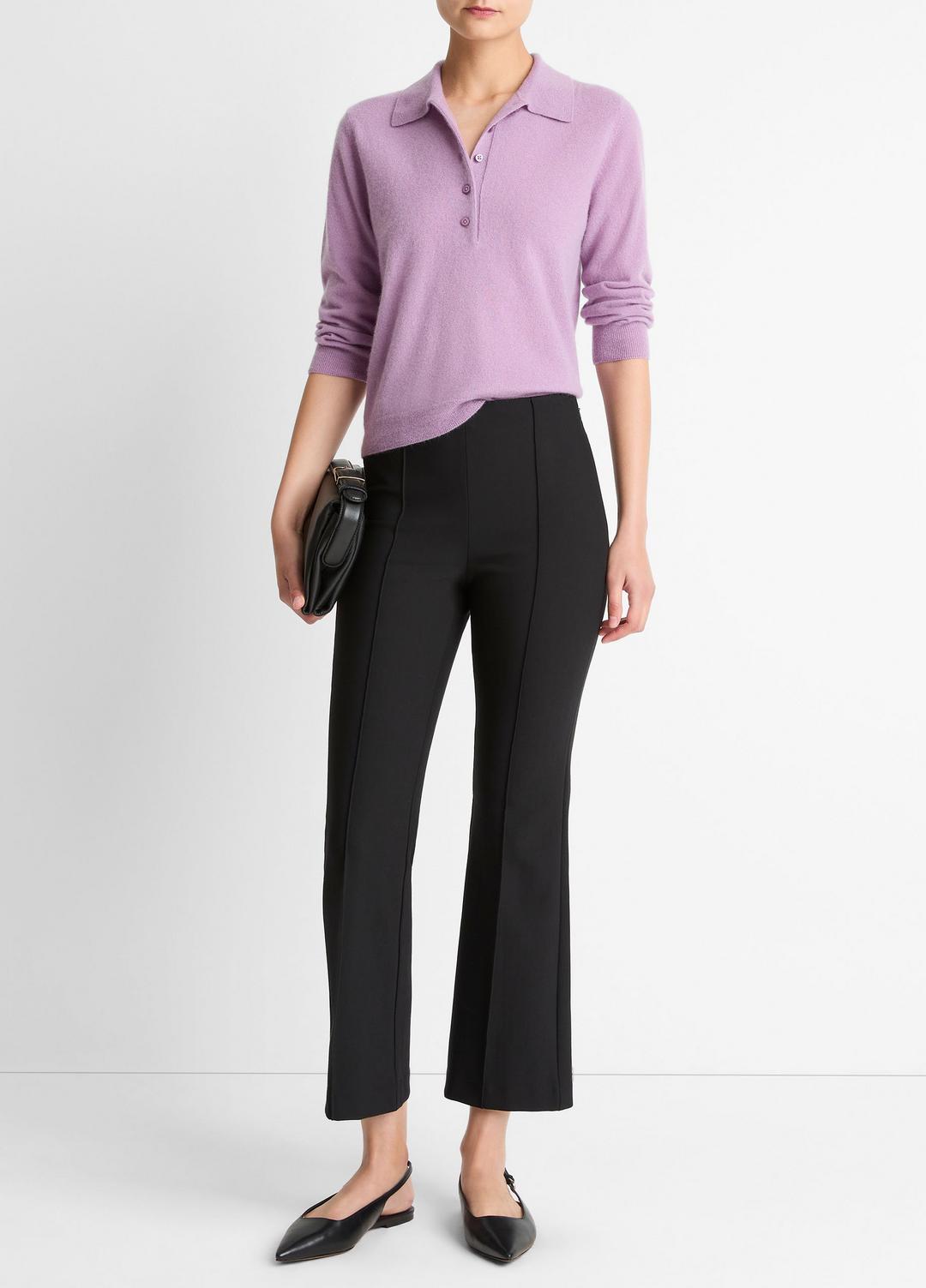 Cashmere-Silk Polo Sweater in Cashmere | Vince discount