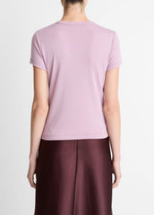 Pima Cotton-Blend '90s Shrunken T-Shirt in Short Sleeve | Vince outlet