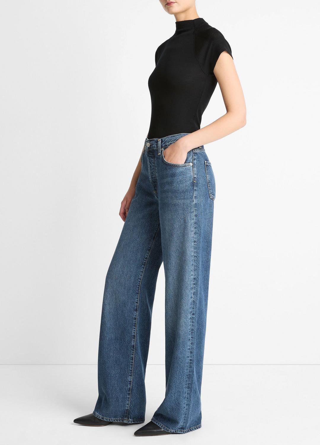 Citizens of Humanity Annina Straight-Leg Jean in Denim | Vince on sale