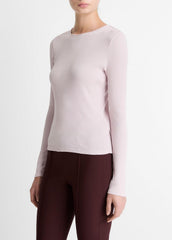 Ribbed Pima Cotton Long-Sleeve T-Shirt in Long Sleeve | Vince discount