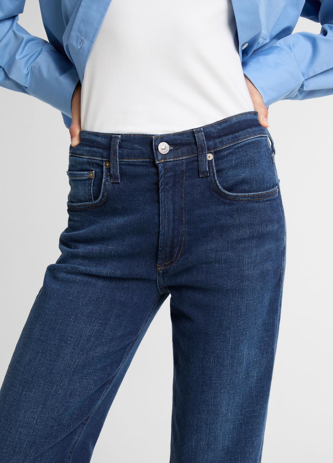 Citizens of Humanity Delfina Straight-Leg Jean in Denim | Vince near me