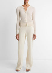 Ribbed Cashmere-Silk Cardigan in Cardigans | Vince for sale