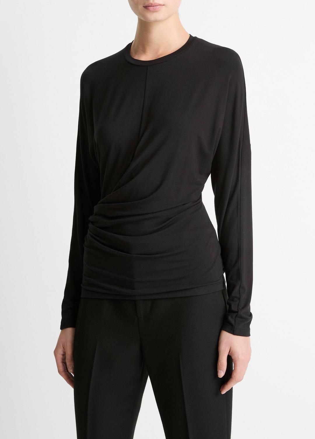 Fixed-Drape Long-Sleeve T-Shirt in Long Sleeve | Vince on sale