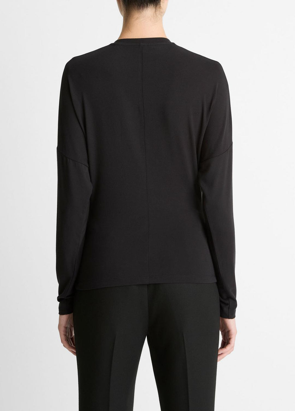 Fixed-Drape Long-Sleeve T-Shirt in Long Sleeve | Vince on sale